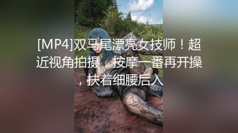 [MP4]双马尾漂亮女技师！超近视角拍摄，按摩一番再开操，扶着细腰后入