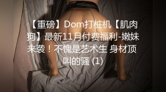 【重磅】Dom打桩机【肌肉狗】最新11月付费福利-嫩妹来袭！不愧是艺术生 身材顶 叫的骚 (1)